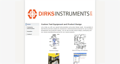 Desktop Screenshot of dirksinstruments.com