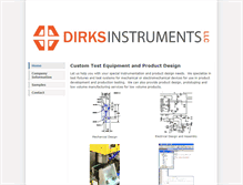 Tablet Screenshot of dirksinstruments.com